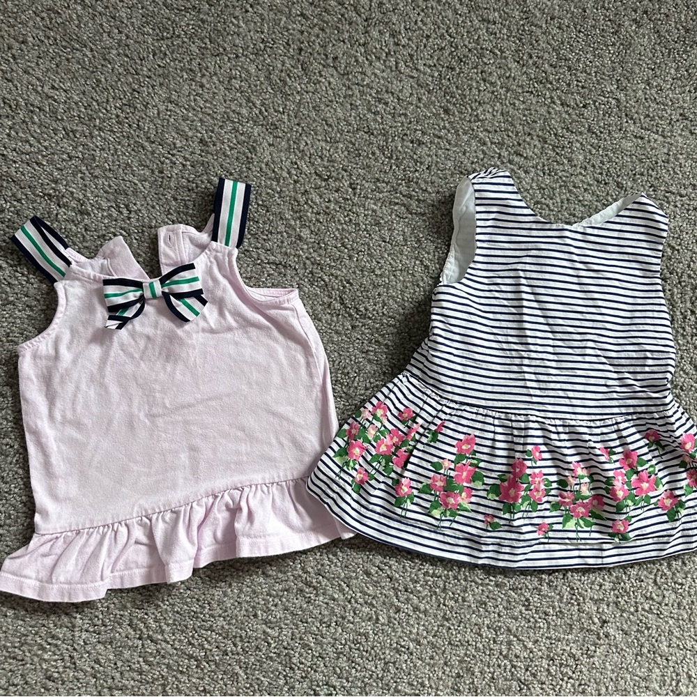 Janie and Jack 5T peplum top bundle